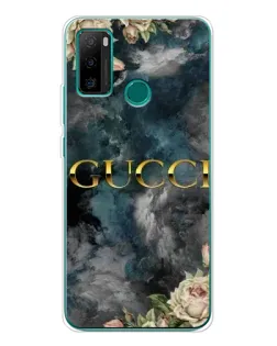 Чехол для Ulefone Note 10P с картинкой «Абстрактные цветы Gucci»