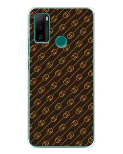 Чохол для Ulefone Note 10P з картинкою «Gucci — золоті діагоналі»