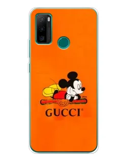 Чохол для Ulefone Note 10P з картинкою «Міккі Маус Gucci — помаранч»