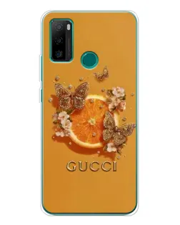 Чехол для Ulefone Note 10P с картинкой «Gucci — золотые бабочки» Чехол для Ulefone Note 10P с картинкой «Gucci — золотые бабочки»