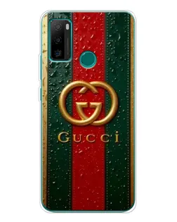 Чехол для Ulefone Note 10P с картинкой «Gucci — фирменная полоса и золото» Чехол для Ulefone Note 10P с картинкой «Gucci — фирменная полоса и золото»