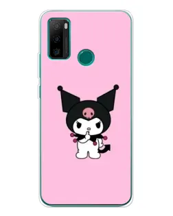 Чехол для Ulefone Note 10P с картинкой «Kuromi — розовая нежность»
