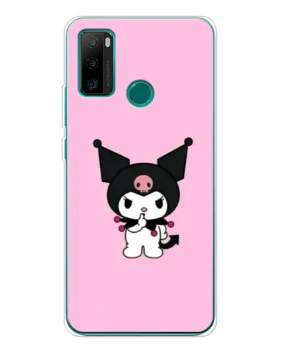 Чехол для Ulefone Note 10P с картинкой «Kuromi — розовая нежность»