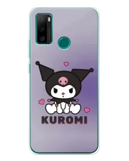 Чехол для Ulefone Note 10P с картинкой «Kuromi — фиолетовый арт»