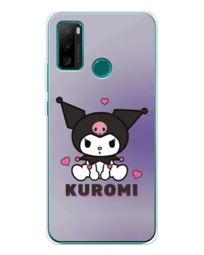 Чехол для Ulefone Note 10P с картинкой «Kuromi — фиолетовый арт»