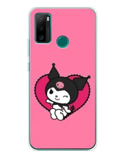 Чехол для Ulefone Note 10P с картинкой «Kuromi — любовь в сердце»