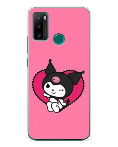 Чехол для Ulefone Note 10P с картинкой «Kuromi — любовь в сердце»