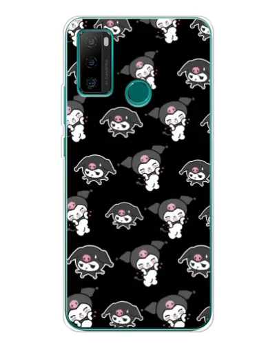 Чехол для Ulefone Note 10P с картинкой «Черный паттерн Kuromi»