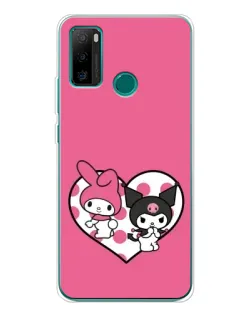 Чехол для Ulefone Note 10P с картинкой «Kuromi и My Melody»