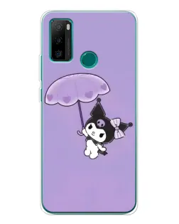 Чехол для Ulefone Note 10P с картинкой «Kuromi с зонтиком»