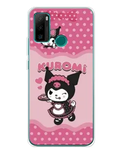 Чехол для Ulefone Note 10P с картинкой «Kuromi в очках»