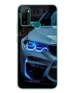 Чехол для Ulefone Note 10P с картинкой «Взгляд BMW с синими фарами»