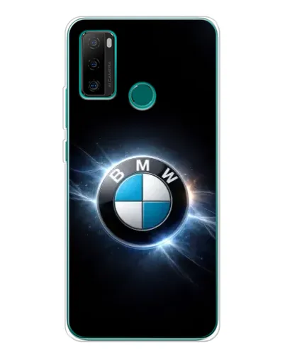 Чехол для Ulefone Note 10P с картинкой «BMW — неоновое сияние»