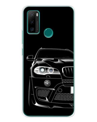 Чехол для Ulefone Note 10P с картинкой «Темный силуэт BMW»