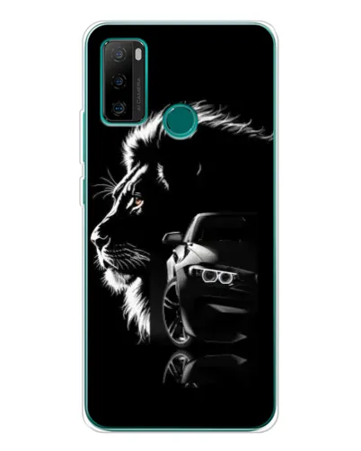 Чехол для Ulefone Note 10P с картинкой «BMW и лев»