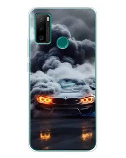 Чехол для Ulefone Note 10P с картинкой «BMW в дыму»
