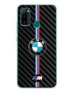 Чехол для Ulefone Note 10P с картинкой «Эмблема BMW и карбон»