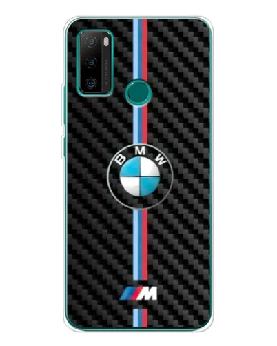 Чехол для Ulefone Note 10P с картинкой «Эмблема BMW и карбон»