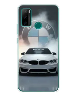 Чехол для Ulefone Note 10P с картинкой «BMW в белом дыму» Чехол для Ulefone Note 10P с картинкой «BMW в белом дыму»