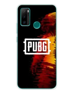 Чохол для Ulefone Note 10P з картинкою «Яскравий логотип PUBG»
