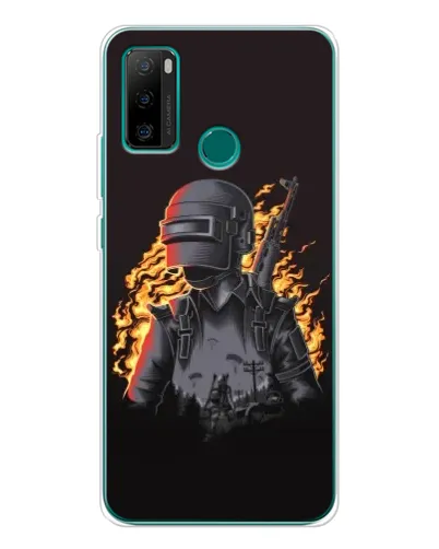 Чохол для Ulefone Note 10P з картинкою «PUBG — вогняний силует» Чохол для Ulefone Note 10P з картинкою «PUBG — вогняний силует»