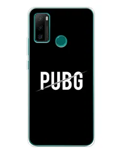 Чохол для Ulefone Note 10P з картинкою «PUBG — білий логотип»
