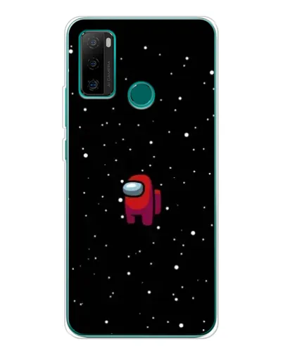 Чохол для Ulefone Note 10P з картинкою «Червоний Among Us»