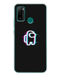Чохол для Ulefone Note 10P з картинкою «Among Us неон»