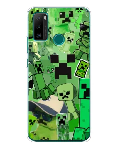 Чохол для Ulefone Note 10P з картинкою «Кріпери Minecraft»