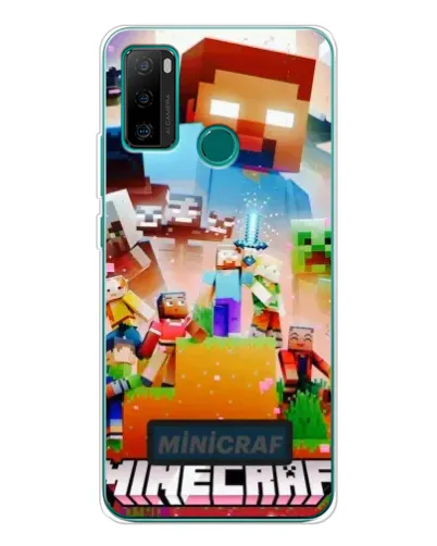 Чохол для Ulefone Note 10P з картинкою «Minecraft герої гри»