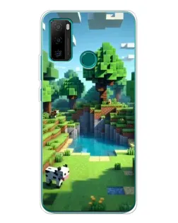 Чохол для Ulefone Note 10P з картинкою «Minecraft літній день»