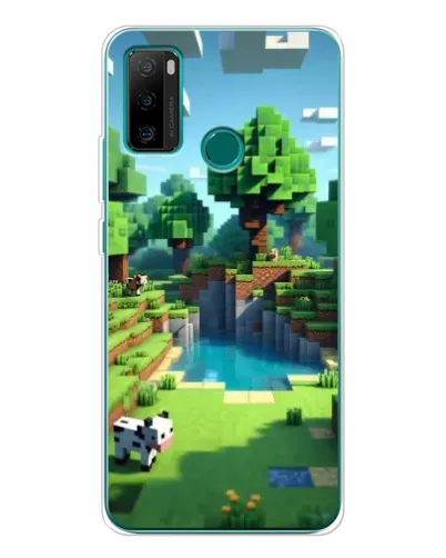 Чохол для Ulefone Note 10P з картинкою «Minecraft літній день»