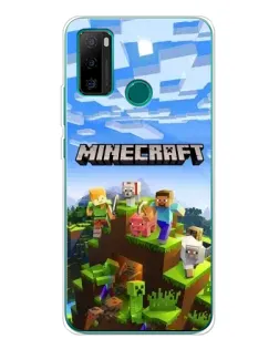 Чохол для Ulefone Note 10P з картинкою «Minecraft класичний світ»