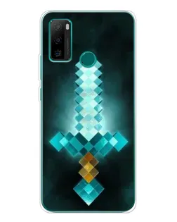 Чохол для Ulefone Note 10P з картинкою «Алмазний меч неон»