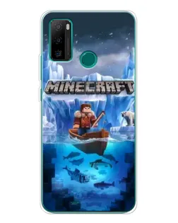 Чохол для Ulefone Note 10P з картинкою «Minecraft льодянийсвіт»