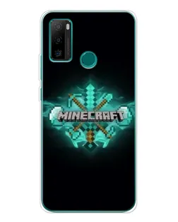 Чохол для Ulefone Note 10P з картинкою «Minecraft Diamond лого»