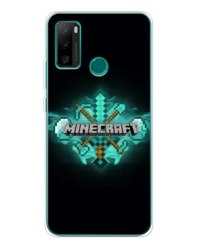Чохол для Ulefone Note 10P з картинкою «Minecraft Diamond лого»