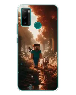Чохол для Ulefone Note 10P з картинкою «Стів у лісі»