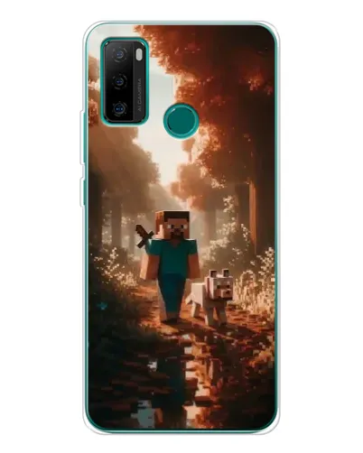 Чохол для Ulefone Note 10P з картинкою «Стів у лісі»