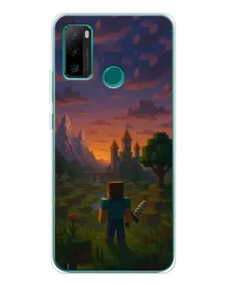 Чохол для Ulefone Note 10P з картинкою «Стів біля вежі»