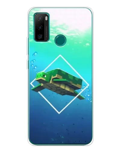Чохол для Ulefone Note 10P з картинкою «Черепаха Minecraft»
