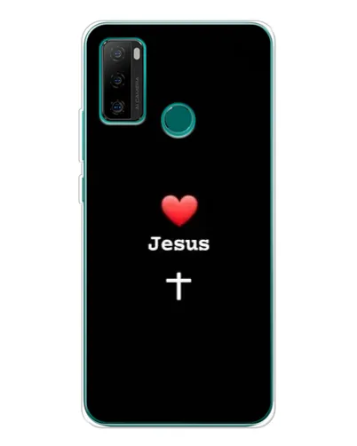 Чохол для Ulefone Note 10P з картинкою «Серце - Jesus»