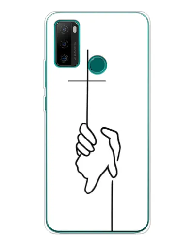 Чохол для Ulefone Note 10P з картинкою «Рука тримає»