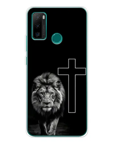 Чохол для Ulefone Note 10P з картинкою «Лев та Хрест»