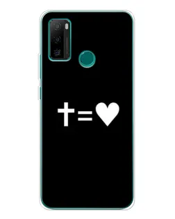 Чохол для Ulefone Note 10P з картинкою «Хрест та Серце»