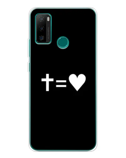 Чохол для Ulefone Note 10P з картинкою «Хрест та Серце»