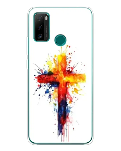 Чохол для Ulefone Note 10P з картинкою «Акварельний хрест»