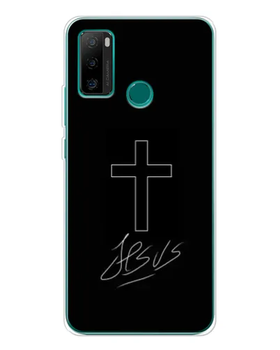 Чехол для Ulefone Note 10P с картинкой «Графический крест Jesus» Чехол для Ulefone Note 10P с картинкой «Графический крест Jesus»