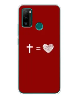 Чехол для Ulefone Note 10P с картинкой «Уравнение любви»