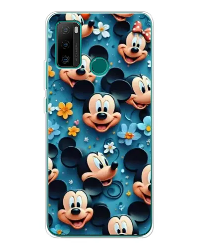 Чехол для Ulefone Note 10P с картинкой «Паттерн Микки и Минни»
